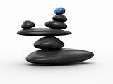 Stone in balance
