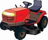 Lawn mower tractor