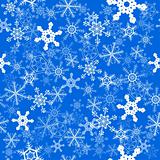 Snowflakes seamless background