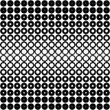 black and white dots pattern