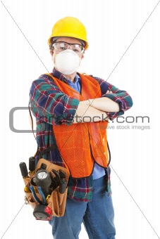 Female Construction Worker - Safety