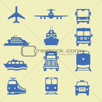 Transportion icons