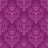 Seamless fuchsia purple floral wallpaper