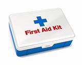 First Aid Kit Isolated on White