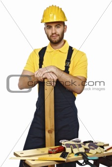 confident manual worker