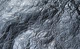 texture of silver foil close up view