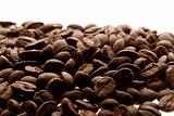 a brown background ot fresh coffee