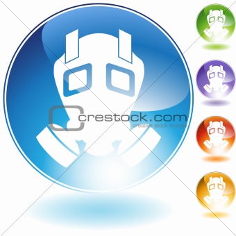 Gas Mask Crystal Icon