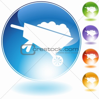 Wheelbarrow Crystal Icon