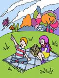 Kid Adventures: Fall Picnic with Friend