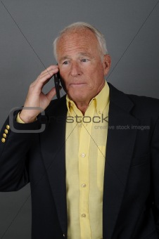 Senior Man on Phone