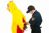 Chicken Man Under Arrest