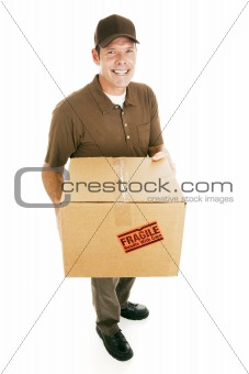 Delivery Man with Box