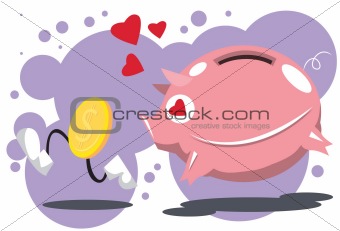 The Saving Piggy Bank