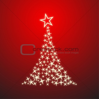 Abstract christmas tree 