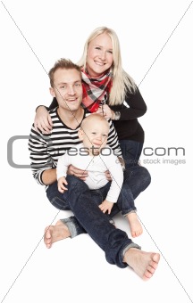 Happy family portrait 