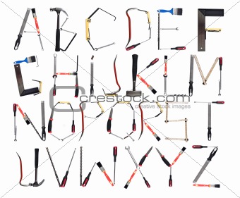 The Alphabet formed by tools