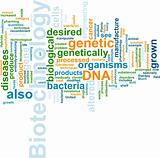 Biotechnology word cloud