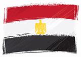 Grunge Egypt flag