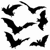 Bat silhouettes