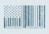 Barcode American flag