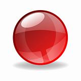 vector red sphere