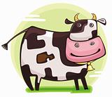cow - vector illustration