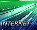 Internet information communication background