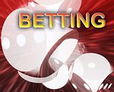 Gambling dice betting background