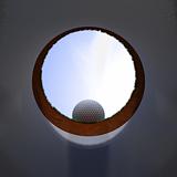 Golf Ball In Hole