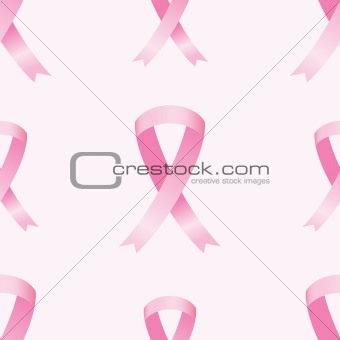 Pink Ribbon Wallpaper Pattern