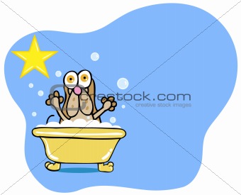 Dog Bath Star - Hound Dog