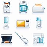 Vector household appliances icons. Part 1