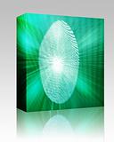 Digital fingerprint box package