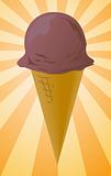Ice cream cone illustration