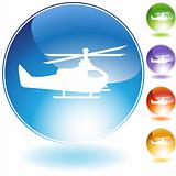Helicopter Crystal Icon