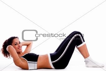 fitness woman doing exercise