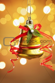 Golden Christmas Bell