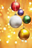 Colorful Christmas ornaments