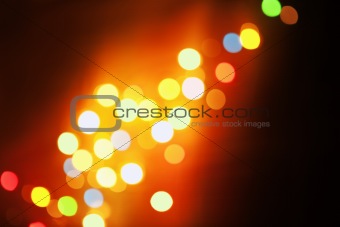 Abstract pattern from blur light