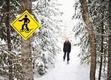 Winter hiking with Snowshoes