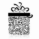 Gift box stylized for your design