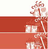 Christmas gift box banners for your design