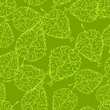 Seamless leaf background