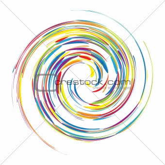 Abstract swirl background for your design