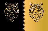 Tiger stylized graphic