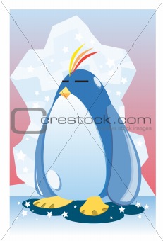 Penguin And The Polar Ice