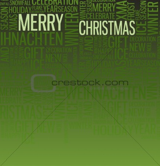 Abstract christmas card