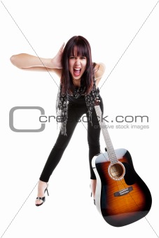 Indie Girl With Guitar