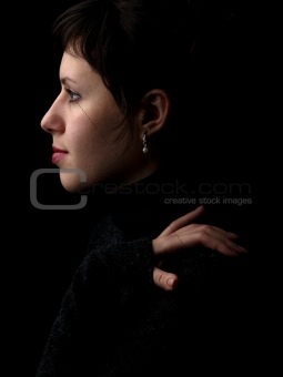Young lady classic portrait